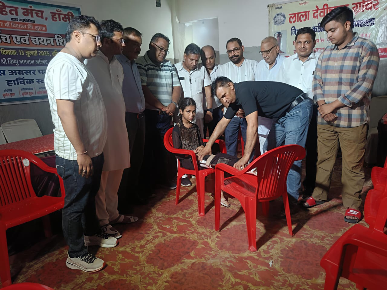 Lokhit Manch organised 7th Divyang Checkup Camp.